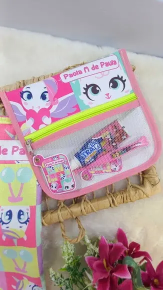 Estojo Higiene Bucal Personalizado com Toalhinha.