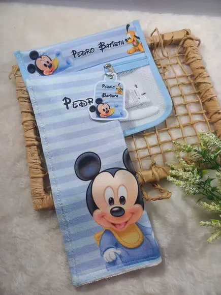 Estojo Higiene Bucal Personalizado com Toalhinha.