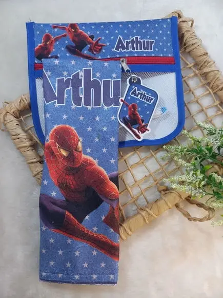 Estojo Higiene Bucal Personalizado com Toalhinha.