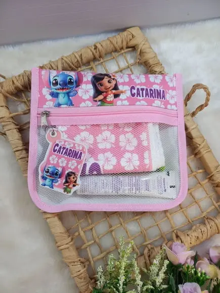 Estojo Higiene Bucal Personalizado com Toalhinha.