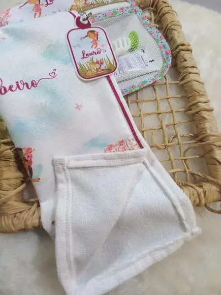 Estojo Higiene Bucal Personalizado com Toalhinha.