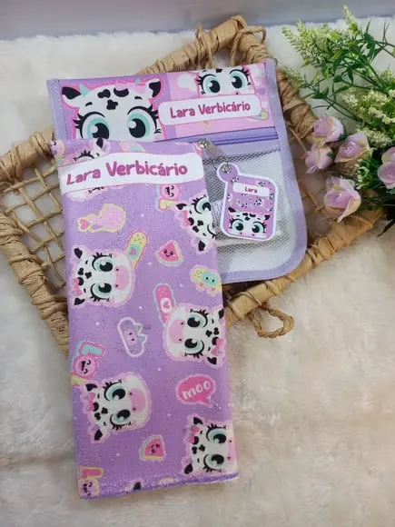 Estojo Higiene Bucal Personalizado com Toalhinha.