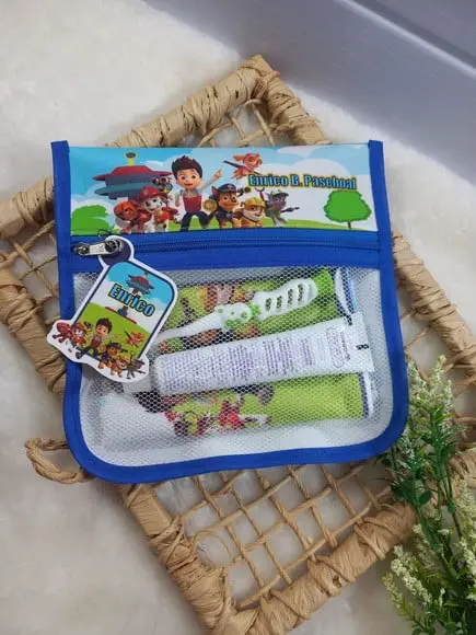 Estojo Higiene Bucal Personalizado com Toalhinha.