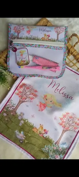 Estojo Higiene Bucal Personalizado com Toalhinha.