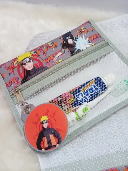 Estojo Higiene Bucal Personalizado com Toalhinha.