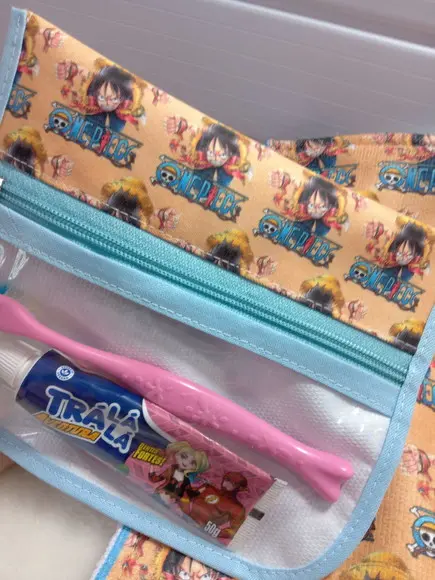 Estojo Higiene Bucal Personalizado com Toalhinha.