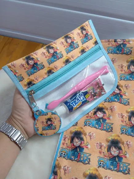 Estojo Higiene Bucal Personalizado com Toalhinha.