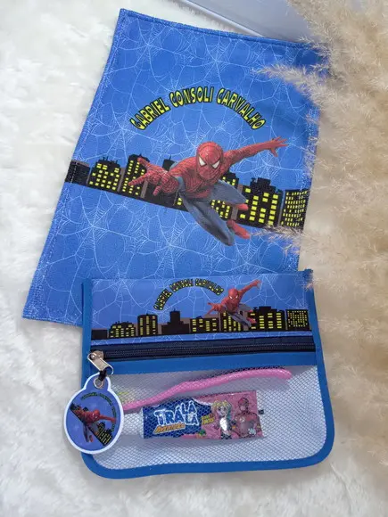Estojo Higiene Bucal Personalizado com Toalhinha.