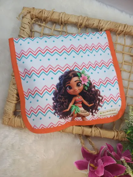 Estojo Higiene Bucal Personalizado Moana Nome Escolar Moana