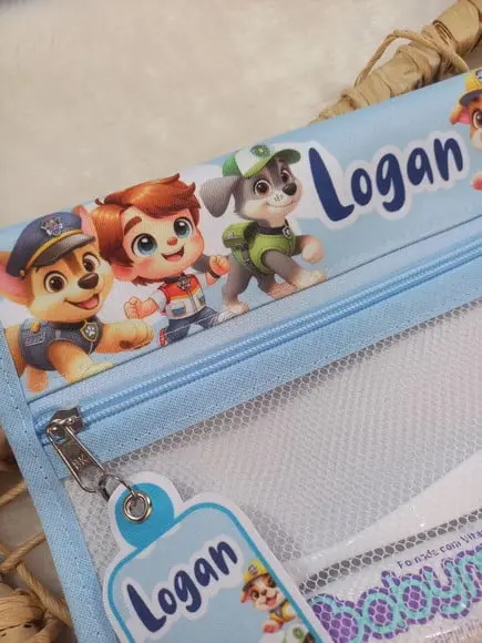Estojo Higiene Bucal Personalizado Patrulha Canina Baby