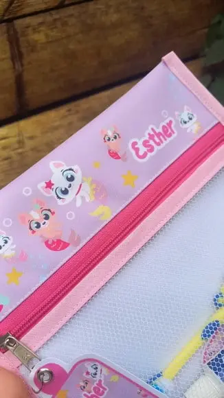 Estojo Higiene Bucal Personalizado Puket Nome Lista Escolar