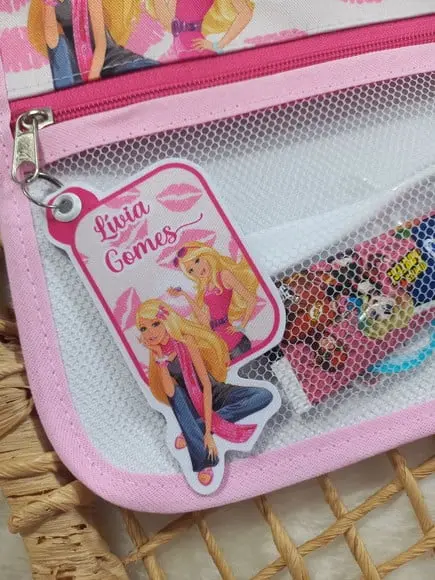 Estojo Higiene Bucal Personalizado Tema Nome Lista Escolar