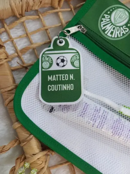 Estojo Higiene Bucal Personalizado Tema Nome Lista Escolar