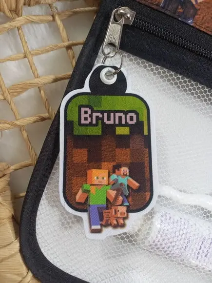 Estojo Higiene Bucal Personalizado Tema Nome Lista Escolar
