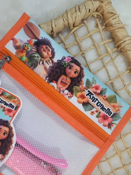 Estojo Higiene Bucal Personalizado Tema Nome Lista Escolar