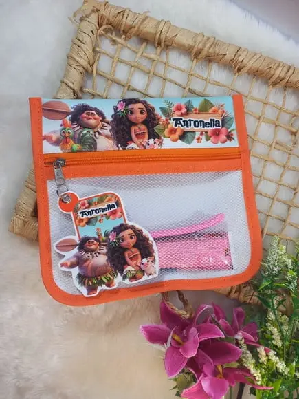 Estojo Higiene Bucal Personalizado Tema Nome Lista Escolar