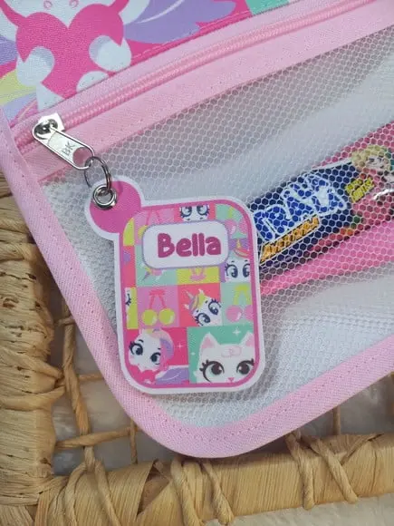 Estojo Higiene Bucal Personalizado Tema Nome Lista Escolar