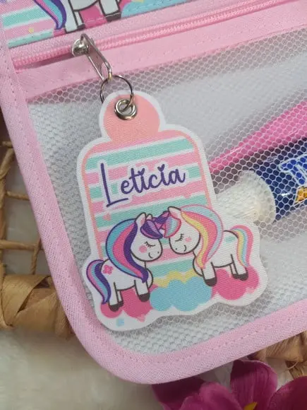 Estojo Higiene Bucal Personalizado Tema Nome Lista Escolar