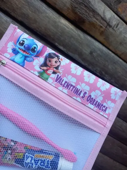 Estojo Higiene Bucal Personalizado Tema Nome Lista Escolar