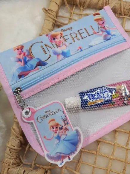 Estojo Higiene Bucal Personalizado Tema Nome Lista Escolar