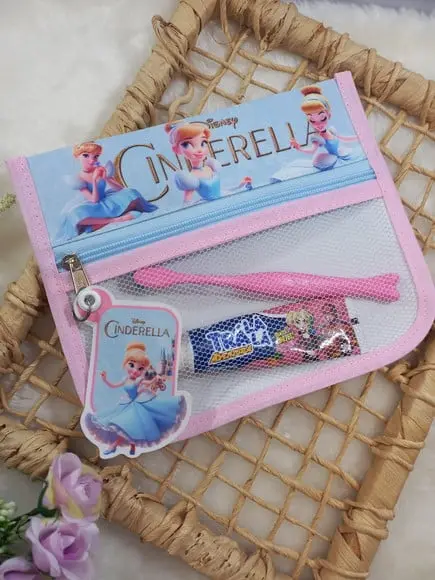 Estojo Higiene Bucal Personalizado Tema Nome Lista Escolar