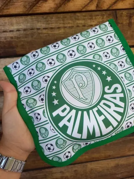 Estojo Higiene Bucal Personalizado Tema Palmeiras Escolar