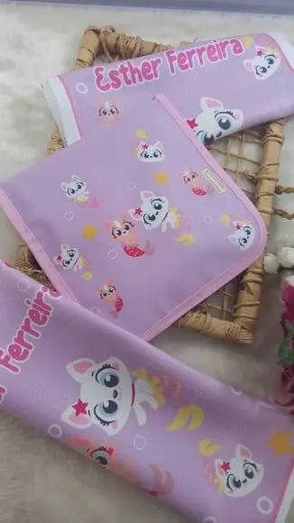 Estojo Higiene Bucal Puket Personalizado com 2x Toalhinhas.