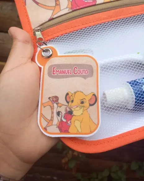 Estojo Higiene Bucal, Rei Leão.