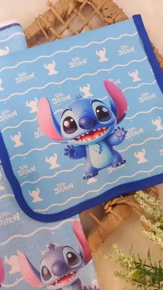 Estojo, Higiene Bucal Personalizado com Toalhinha, Escolinha