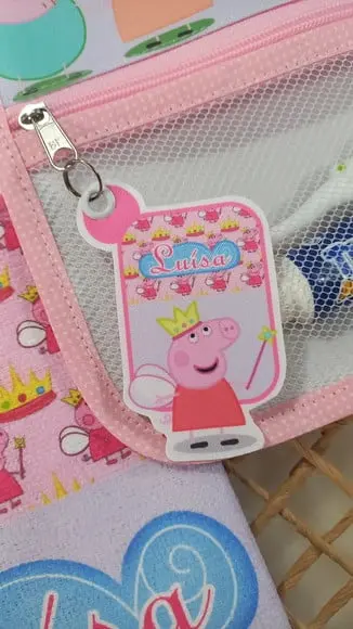 Estojo, Higiene Bucal Personalizado com Toalhinha, Escolinha