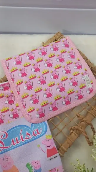 Estojo, Higiene Bucal Personalizado com Toalhinha, Escolinha