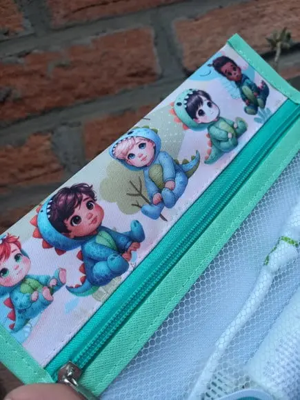 Estojo, Higiene Bucal Personalizado, Infantil Escolar Nome.