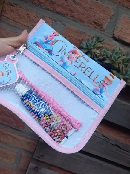 Estojo, Higiene Bucal Personalizado, Infantil Escolar Nome.
