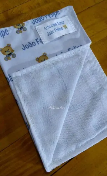 Fralda de Boca em Sublimação.