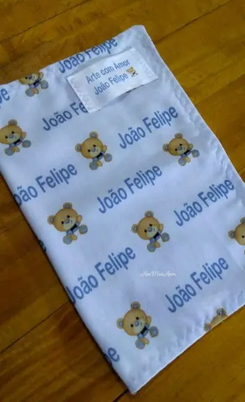 Fralda de Boca em Sublimação.