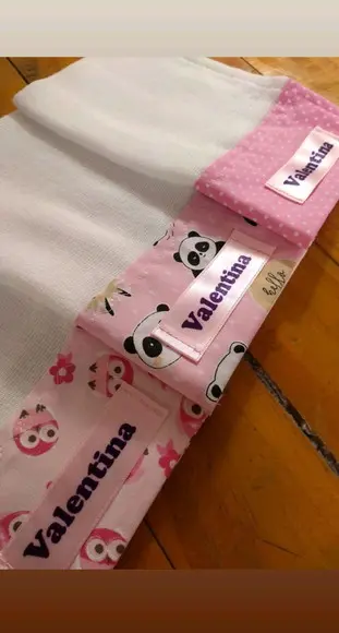 Fralda de Boca Pequena Personalizada.