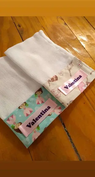 Fralda de Boca Pequena Personalizada.