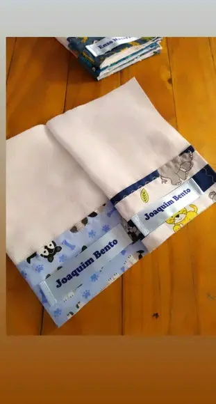 Fralda de Boca Pequena Personalizada.
