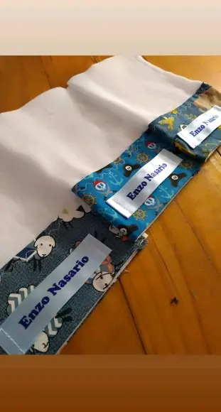 Fralda de Boca Pequena Personalizada.