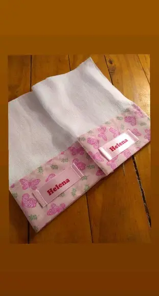 Fralda de Boca Pequena Personalizada.