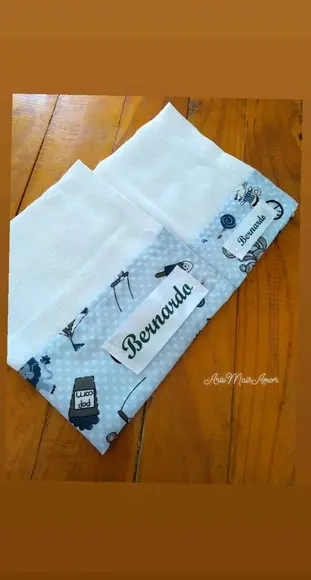 Fralda de Boca Pequena Personalizada.