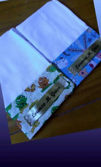 Fralda de Boca Pequena Personalizada.