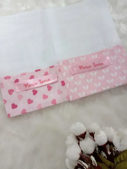 Fralda De Boca Pequena Personalizada.