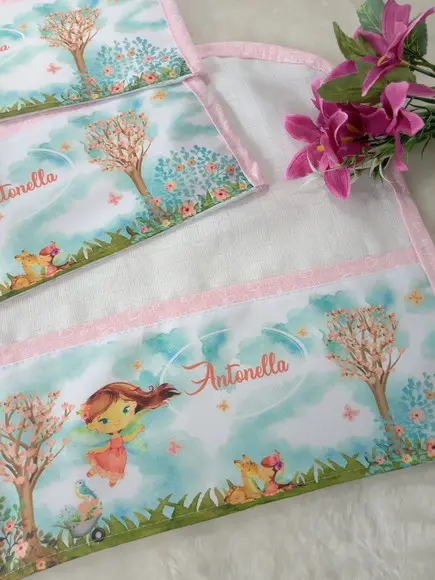 Fralda de Boca Personalizada, Grossa Premium..
