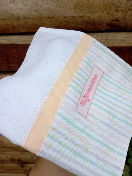 Fralda de Boca, Grossa Premium Personalizada.