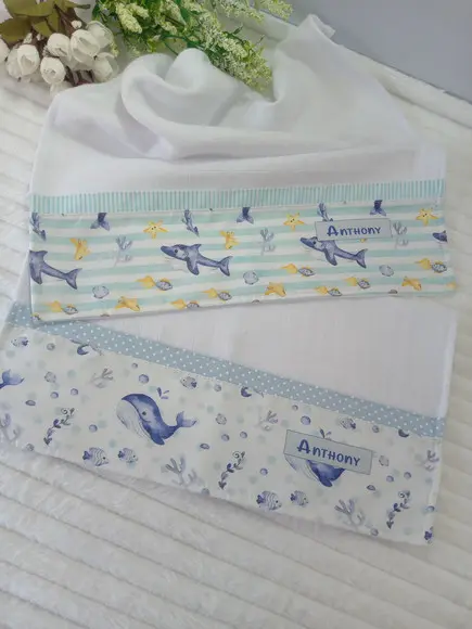 Fralda de Boca, Grossa Premium Personalizada.