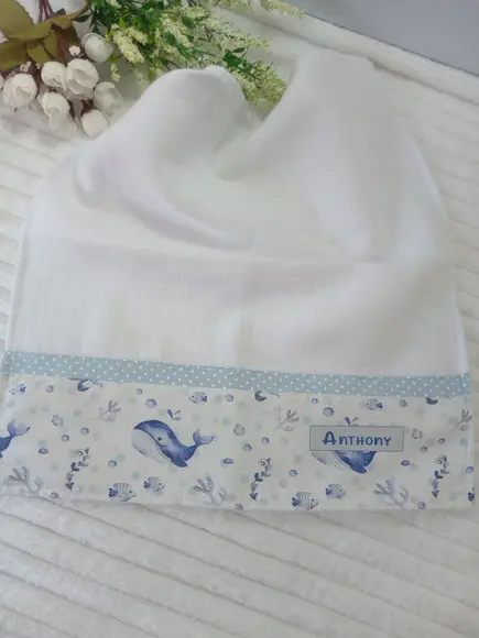 Fralda de Boca, Grossa Premium Personalizada.