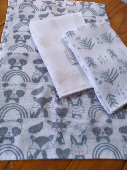 Fralda estampada
