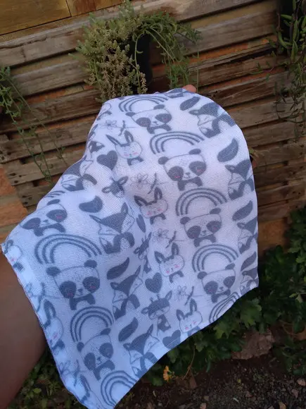 Fralda estampada