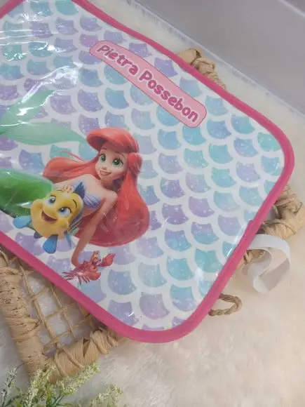 Jogo Americano Infantil Plastificado Princesas Ariel